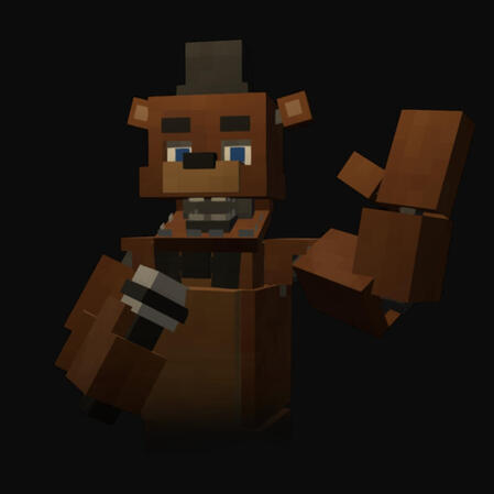 Freddy Fazbear's Minecraft model
